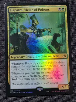 Hapatra, Vizier of Poisons Amonkhet Foil - Image 1