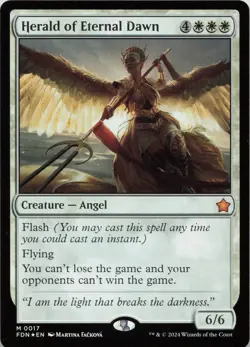 Herald of Eternal Dawn - FOIL - M Foundations 17 - MTG - Image 1