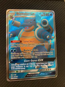 Blastoise GX SM189 Black Star Promo Pokemon Card - Sun & Moon - 2019 - NM - Image 2