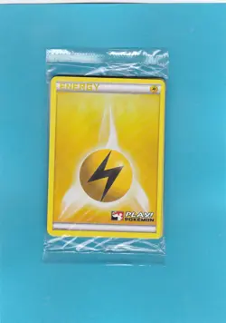 Pokemon - 2011 Play!Pokemon Set of 8 Energy Crosshatch Holo League Promos Sealed - Image 1