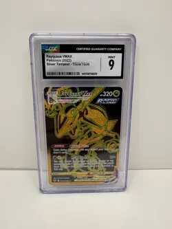 Pokemon TCG Rayquaza VMAX Silver Tempest TG29/TG30 CGC 9 - Image 1
