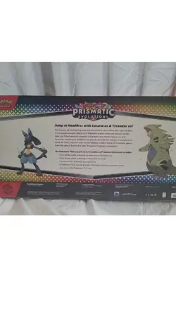 Pokemon Prismatic Evolutions Lucario EX & Tyranitar Premium Collection - Image 2
