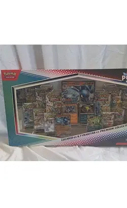 Pokemon Prismatic Evolutions Lucario EX & Tyranitar Premium Collection - Image 4