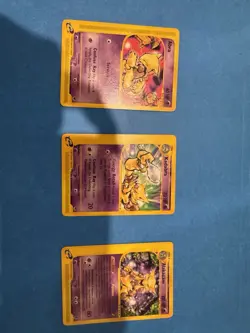 Pokemon Expedition Base Set Abra #93, Kadabra #84, and Alakazam Non Holo #33 LP - Image 1