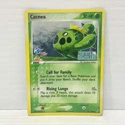 Cacnea 47/100 - Pokemon TCG Ex Crystal Guardians - Reverse Holo NM - Image 1