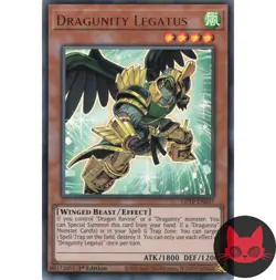 Yugioh Dragunity Legatus GFTP-EN037 Ultra Rare 1st Edition NM - Image 1