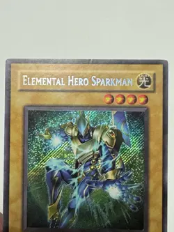 Yugioh! LP Elemental Hero Sparkman - EHC2-EN001 - Secret Rare - Limited Edition - Image 2