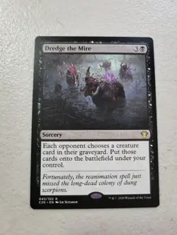 DREDGE THE MIRE mtg Commander 2020 Rare 1 Card NM Free Shipping - Image 1