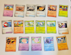 Complete Pokemon Scarlet & Violet 151 Common/Uncommon Set of 128 Cards NM - Image 1