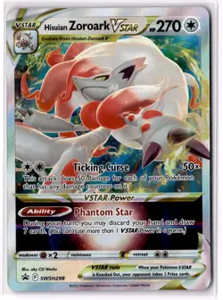 Hisuian Zoroark VSTAR SWSH298 SWSH: Sword & Shield Promo Cards Holo - Image 3