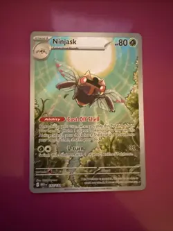 Ninjask 137/132 Full Art NM/M Mega Evolution Pokemon Card - Image 1