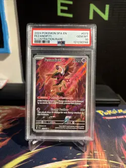 PSA 10 Fezandipiti 073/064 Pokemon Shrouded Fable IR Holo Pokemon Card - Image 1