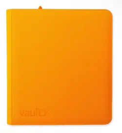 VaultX 12 Pocket Exo-Tec Zip Binder Neon Orange - Holds 480 Cards IN HAND - Image 3