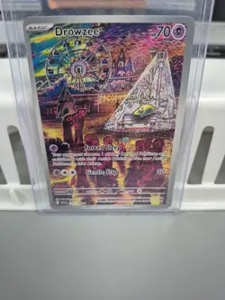 Drowzee 210/198 Scarlet & Violet Base Set IR Holo Pokemon TCG Card NM - Image 1