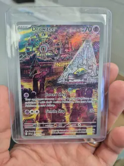 Drowzee 210/198 Scarlet & Violet Base Set IR Holo Pokemon TCG Card NM - Image 3