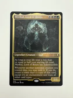 Myrkul Lord of Bones Etched Foil MTG Magic the Gathering Card NM Near Mint CLB - Image 1