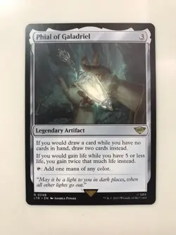 Phial of Galadriel MTG Magic the Gathering Card NM Near Mint Lord Rings LTR - Image 1