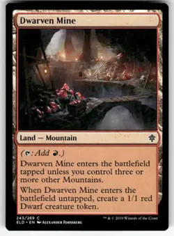 DWARVEN MINE #243 MTG THRONE OF ELDRAINE - Image 1