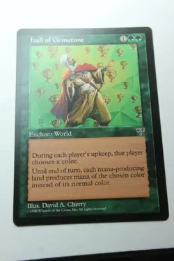 MTG Hall of Gemstone x1- -Mirage-Lightly Played - Image 1
