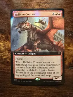 Hellkite Courser mtg borderless foil Near Mint Dragon - Image 1