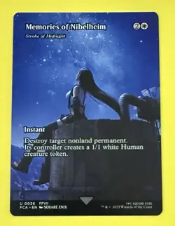 Magic ~ Memories of Nibelheim - Stroke of Midnight (Borderless) ~ Final Fantasy - Image 1