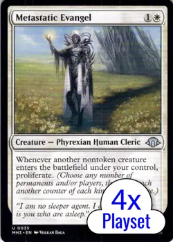 MTG 4x Metastatic Evangel (35) | NM | Modern Horizons 3 (MH3) - Image 1