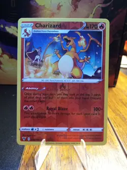 2020 Pokemon Vivid Voltage Reverse Holo Charizard #025 - Image 1