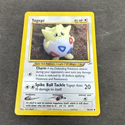 Pokemon TCG Togepi Neo Destiny 56/105 Regular Unlimited Uncommon LP WOTC - Image 1