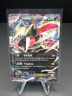 2016 Pokemon XY Black Star Promo #XY150 Yveltal Ex Holo - Image 1