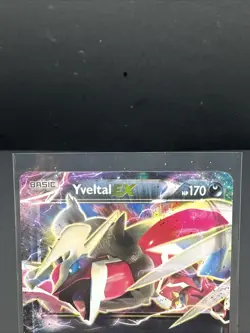 2016 Pokemon XY Black Star Promo #XY150 Yveltal Ex Holo - Image 3