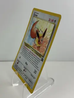 Eevee 11/53 Wotc Black Star Promo Holo Pokemon LP/NM with **SWIRL - Image 3
