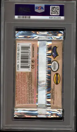 Pokemon Fossil 1st Edition Lapras Art Authentic Sealed Booster Pack PSA 8 - Image 2