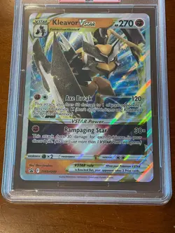 2022 Pokemon SWSH Kleavor V Star Promo JUMBO #249 - PSA 10 (July 25) - Image 4