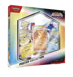 Pokemon TCG Prismatic Evolutions Poster Collection Sealed with Poster + Promos - Image 1