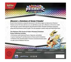 Pokemon TCG Prismatic Evolutions Poster Collection Sealed with Poster + Promos - Image 2