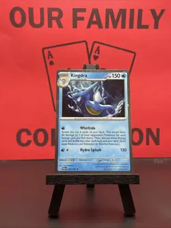 Kingdra 032/182 Galaxy Cosmo Holo Swirl Rare Pokemon TCG 2023 NM - Image 1