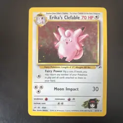 2000 Pokemon Gym Heroes 1st Edition Erikas Clefable Holo #3/132 - Image 1