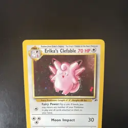 2000 Pokemon Gym Heroes 1st Edition Erikas Clefable Holo #3/132 - Image 2