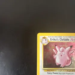2000 Pokemon Gym Heroes 1st Edition Erikas Clefable Holo #3/132 - Image 3