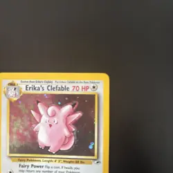2000 Pokemon Gym Heroes 1st Edition Erikas Clefable Holo #3/132 - Image 4