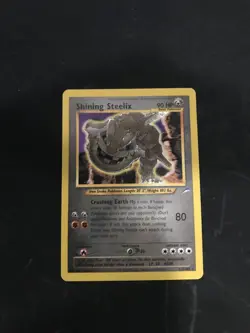 2002 Pokemon Neo Destiny Shining SHINY Steelix 112/105 Holo Unlimited WOTC DMG - Image 1