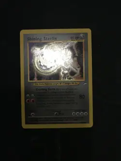 2002 Pokemon Neo Destiny Shining SHINY Steelix 112/105 Holo Unlimited WOTC DMG - Image 2