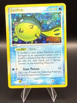 NM Qwilfish - Reverse Holo 27 Team Rocket Returns Pokemon TCG - Image 1