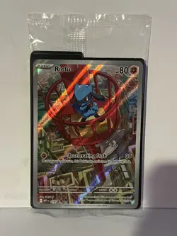 Riolu MEP 010 Black Star Promo SEALED Pokemon Fast Shipping - Image 1