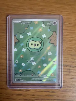 Solosis 118/086 Pokemon S&V Black Bolt - Illustration Holo Rare- Pack Fresh ✨ - Image 1