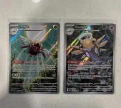 Ninjask 137 & Shedinja 144 Illistration Rares Pokemon Mega Evolution NM - Image 1