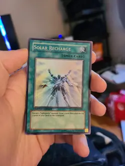 Yugioh Solar Recharge ANPR-ENSE1 Limited Super Rare - Image 1