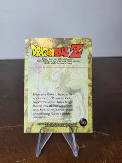 Dragon Ball Z 1999 Artbox JPP/Amada Card - #40 Goku LP - Image 2