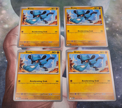 4x Riolu 076/132 Mega Evolution Pokemon TCG Near Mint Card Playset NM MEG - Image 1