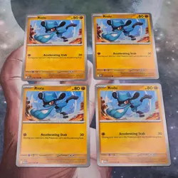 4x Riolu 076/132 Mega Evolution Pokemon TCG Near Mint Card Playset NM MEG - Image 2